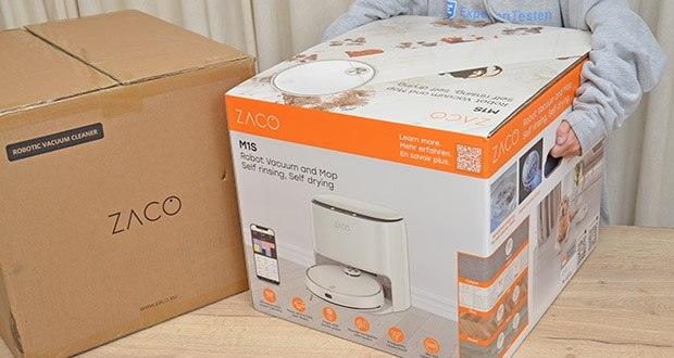 Zaco M1S Saug- und Wischroboter mit Selbstreinigender Ladestation im Test - 3-in-1: Saugen, Wischen, oder beides