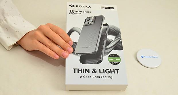 pitaka MagEZ Case 4 Hülle für iPhone 15 Pro Schwarz/Grau im Test - Ultraleichter Schutz