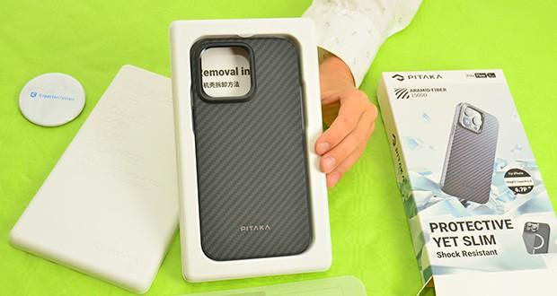 pitaka MagEZ Case Pro 4 für iPhone 15 Plus Schwarz/Grau im Test - Zusätzlicher Schutz