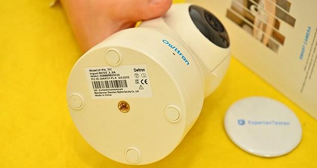 Owltron Überwachungskamera W1 Innen im Test - Zwei-Wege-Audio