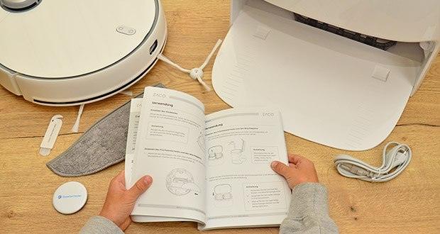 Zaco M1S Saug- und Wischroboter mit Selbstreinigender Ladestation im Test - Alexa und Google Home kompatibel