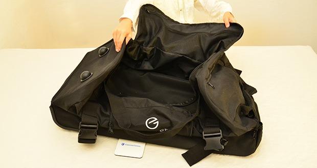 EVERGLOBE Reisetasche mit Rollen im Test - Einfache Handhabung