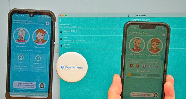 Annie Baby Monitor im Test - Betrieb auf mehreren Geräten gleichzeitig