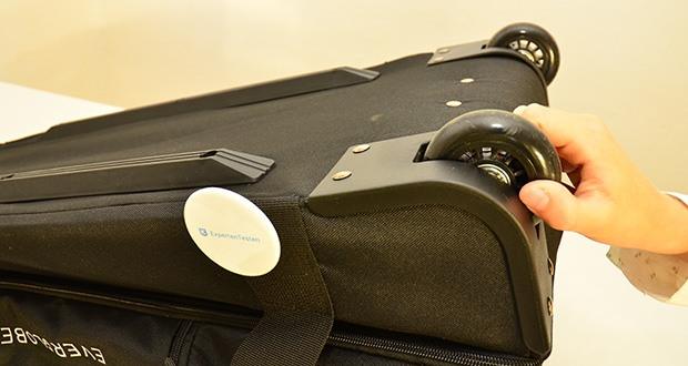 EVERGLOBE Reisetasche mit Rollen im Test - Ruhige Rollen