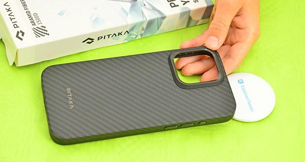 pitaka MagEZ Case Pro 4 für iPhone 15 Plus Schwarz/Grau im Test - Stilvoll und robust