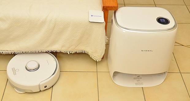 NARWAL Freo Saugroboter mit Wischfunktion und Dockingstation im Test - Revolutionäre DirtSense-Technologie