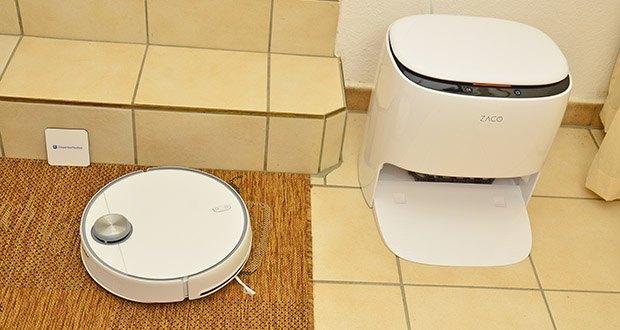 Zaco M1S Saug- und Wischroboter mit Selbstreinigender Ladestation im Test - High-End Saug- und Wischroboter