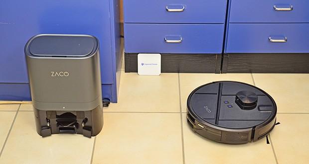 ZACO A10 Pro Saug- Wischroboter mit Absaugstation im Test - Kraftvolle Saugleistung von 3000 Pa