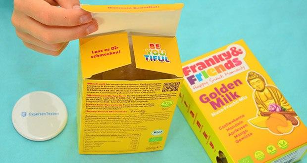 Franky & Friends Golden Milk Bio-Nuss-Frucht-Mix im Test - Ohne künstliche Zusätze