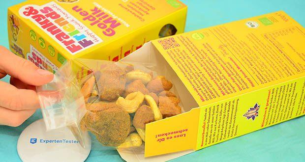 Franky & Friends Golden Milk Bio-Nuss-Frucht-Mix im Test - Aus kontrolliert biologischem Anbau