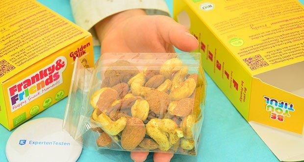 Franky & Friends Golden Milk Bio-Nuss-Frucht-Mix im Test - Einzigartiger Kurkuma-Geschmack