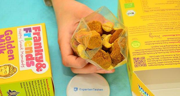 Franky & Friends Golden Milk Bio-Nuss-Frucht-Mix im Test - Ideal für unterwegs