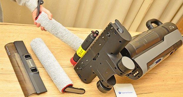 Dreame H12 Dual Nass Trocken Komplett-Staubsauger im Test - Verbesserte zweischneidige Reinigungsbürste