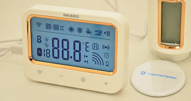 INKBIRD IRC-RW1 WLAN Heizkörperthermostat im Test - Umkehrbare Bildschirmanzeige