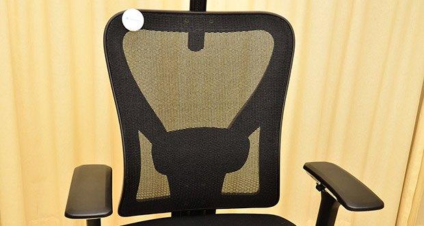 CLOUVOU Ergonomischer Bürostuhl im Test - Atmungsaktives Mesh-Material verhindert Schwitzen