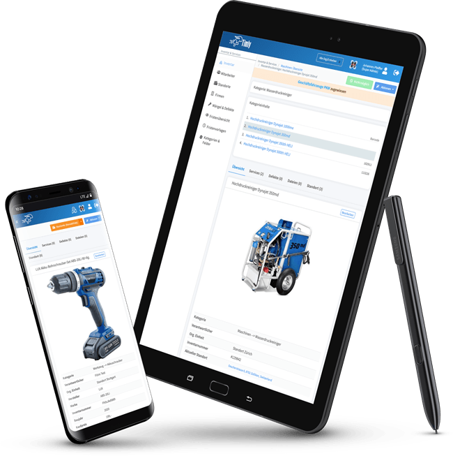 Timlys Inventarverwaltung auf mobilen Devices