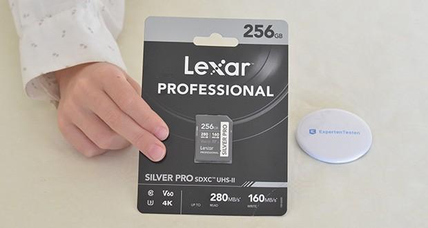 Lexar Silver Pro SD Karte 256GB im Test - 256GB hohe Kapazität
