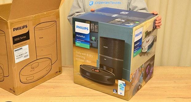 Philips Homerun 3100 Saugroboter mit Wischfunktion im Test - 360-Grad-Lasernavigation (LiDAR) fĂĽr effiziente Wegeplanung