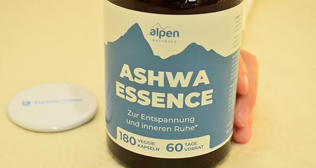 ALPEN NATURALS Ashwagandha Kapseln mit Magnesium & Vitamin B6 im Test - 60 Tage Vorrat: Umfangreicher Vorrat pro Packung