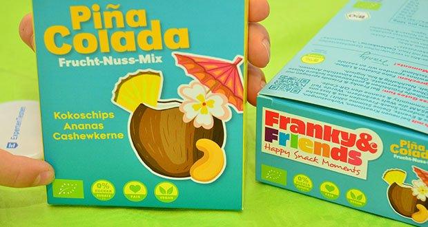 Franky & Friends Pina Colada Bio-Frucht-Nuss-Mix im Test - Bio, Vegan und umweltfreundlich