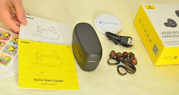 Baseus Bowie MA10 Bluetooth Kopfhörer im Test - -48dB hybride aktive Geräuschunterdrückung