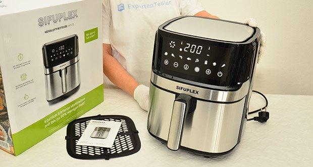 Sifuplex Heissluftfritteuse AFS70 6,5 Liter im Test - Energieeffiziente 1700 Watt Leistung