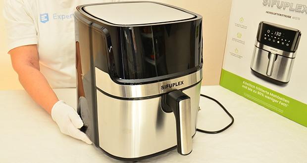 Sifuplex Heissluftfritteuse AFS70 6,5 Liter im Test - Kompaktes und modernes Design