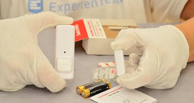 Switchbot Curtain 3 Rod Automatischer Vorhangöffner Kit im Test - Tür- und Fensterkontaktsensor für Sicherheit