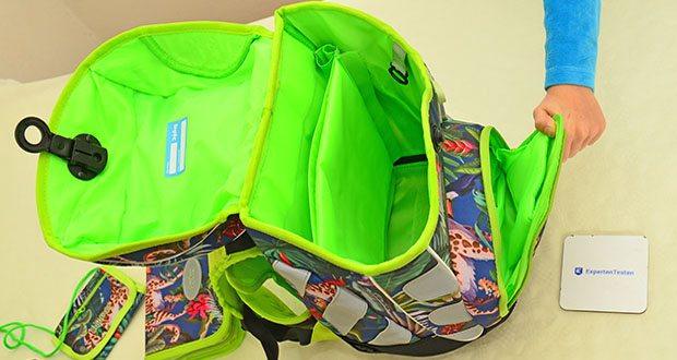 JojoBag Schulranzen Jungle im Test - Großzügiges Volumen von 19 Litern