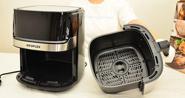 Sifuplex Heissluftfritteuse AFS70 6,5 Liter im Test - Großes Volumen von 6,5 Litern