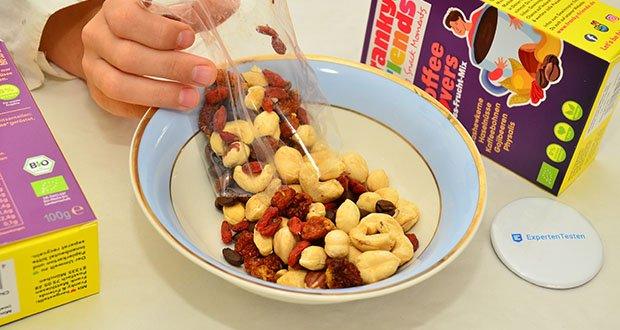 Franky & Friends Coffee Lovers Bio-Nuss-Frucht-Mix im Test - Qualitätsbewusste Auswahl