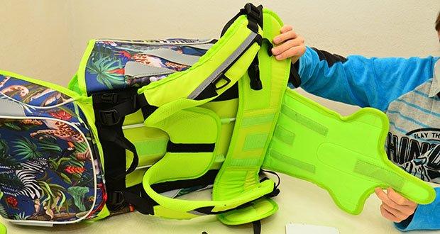 JojoBag Schulranzen Jungle im Test - Verstellbare Riemen für individuelle Passform