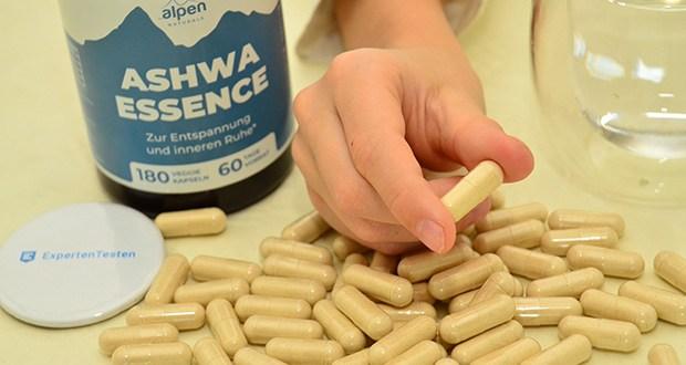 ALPEN NATURALS Ashwagandha Kapseln mit Magnesium & Vitamin B6 im Test - 7% Withanolidgehalt: Hoher Wirkstoffgehalt in Kapseln