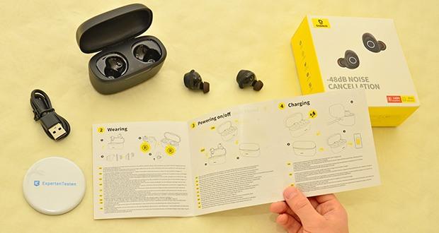 Baseus Bowie MA10 Bluetooth Kopfhörer im Test - Automatische Umgebungsgeräuscherkennung und -unterdrückung