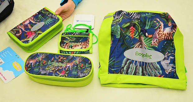JojoBag Schulranzen Jungle im Test - Inklusive Sporttasche für zusätzlichen Stauraum