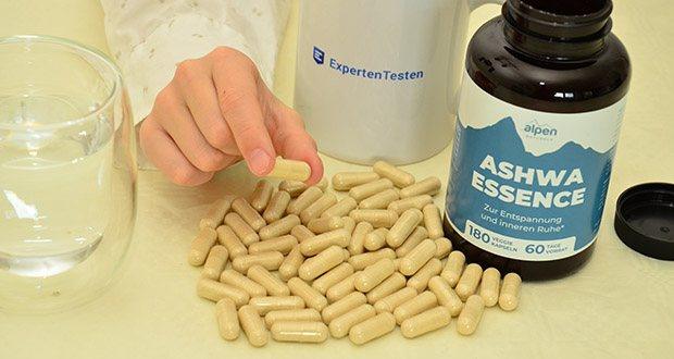 ALPEN NATURALS Ashwagandha Kapseln mit Magnesium & Vitamin B6 im Test - Erhöhte Vitalität: Steigert Lebensenergie
