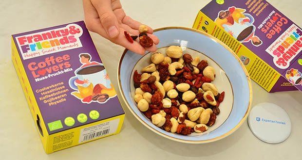 Franky & Friends Coffee Lovers Bio-Nuss-Frucht-Mix im Test - Proteinreiche Energiequelle