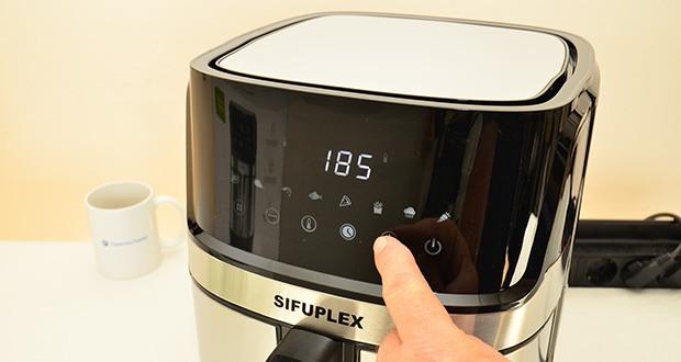 Sifuplex Heissluftfritteuse AFS70 6,5 Liter im Test - Präzise Temperaturkontrolle (80℃-200℃)