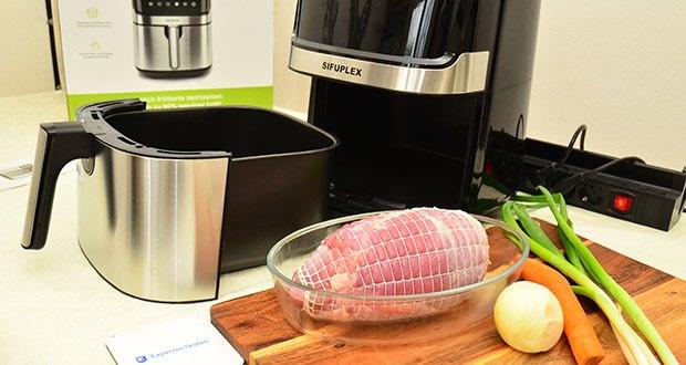 Sifuplex Heissluftfritteuse AFS70 6,5 Liter im Test - Schnelle Aufwärmzeit