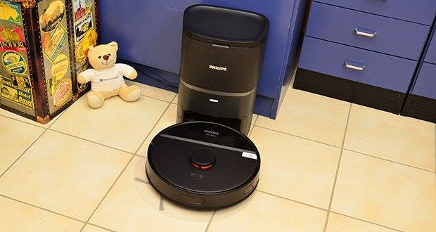 Philips Homerun 3100 Saugroboter mit Wischfunktion im Test - Lange Akkulaufzeit: Bis zu 200 Minuten