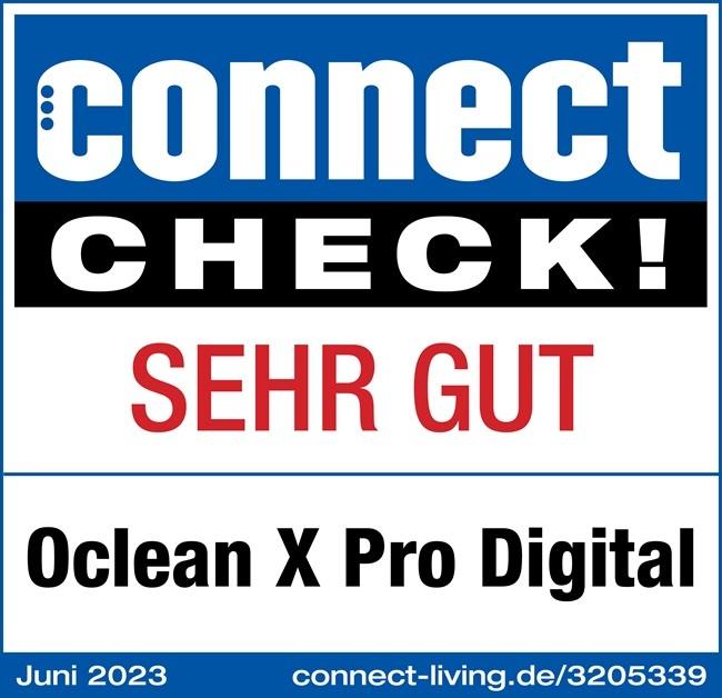 Oclean X Pro Digital geprüft von Connect Checking mit 'SEHR GUT'