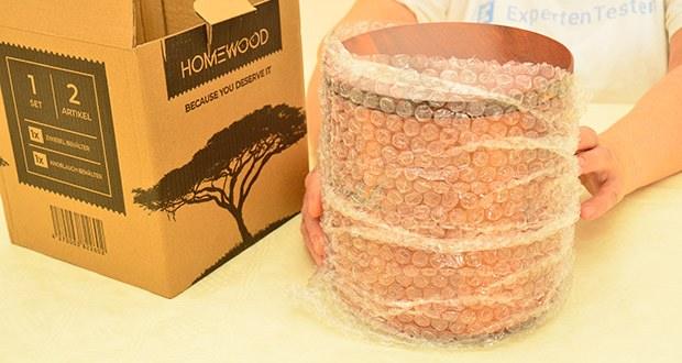 HOMEWOOD Zwiebel- & Knoblauch Aufbewahrung im Test - Platzsparend durch Stapelbarkeit