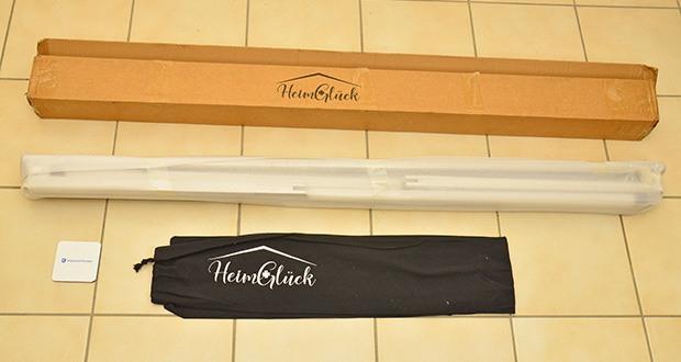 HeimGlück Kleiderständer Silber im Test - Inklusive praktischer Tragetasche