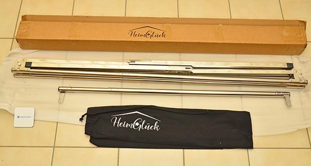 HeimGlück Kleiderständer Silber im Test - Hergestellt aus robustem Edelstahl