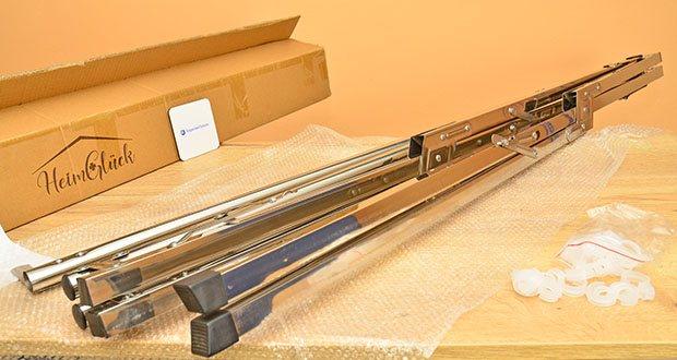 HeimGlück Kleiderständer mit Haken im Test - Rostfreies Edelstahlmaterial