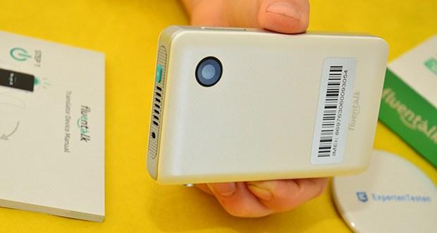 Fluentalk T1 Mini Handübersetzergerät im Test - Kamera 5 MP mit Autofokus