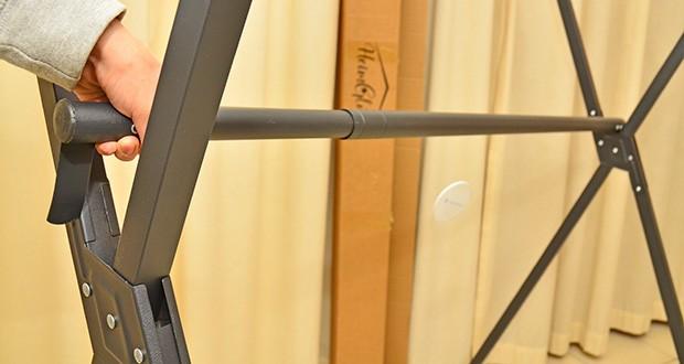 HeimGlück Wäscheständer schwarz im Test - Sehr stabil dank Edelstahl