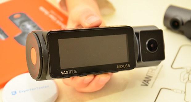 VANTRUE Nexus 5 Dashcam im Test - 3,19-Zoll-IPS-Fischbildschirm