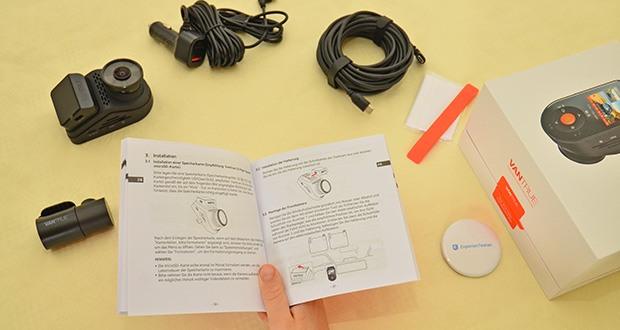 VANTRUE Sonnet 1 Pro Dashcam im Test - Erweiterte Video- und Fotooptionen