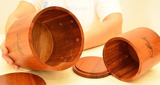 HOMEWOOD Zwiebel- & Knoblauch Aufbewahrung im Test - Natürliche Atmungsaktivität des Holzes